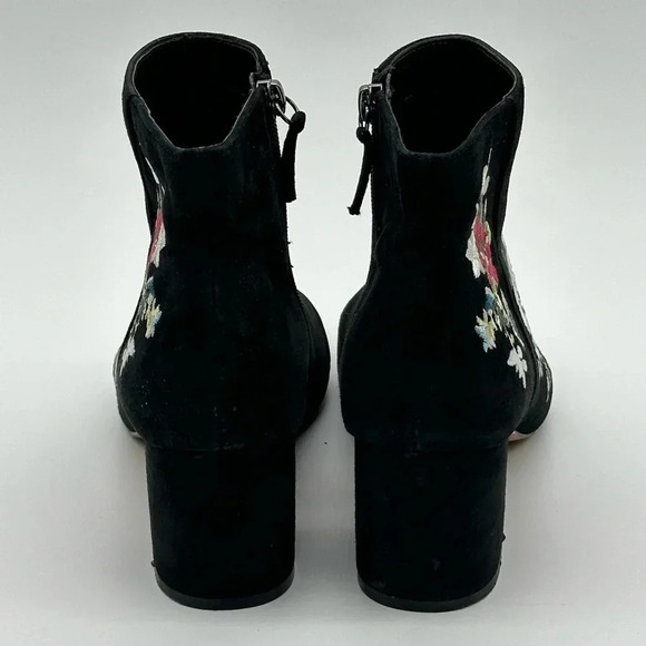 White House Black Market Womens Titus Ankle Boots Booties Multicolor Suede 9.5 M - Picture 4 of 12
